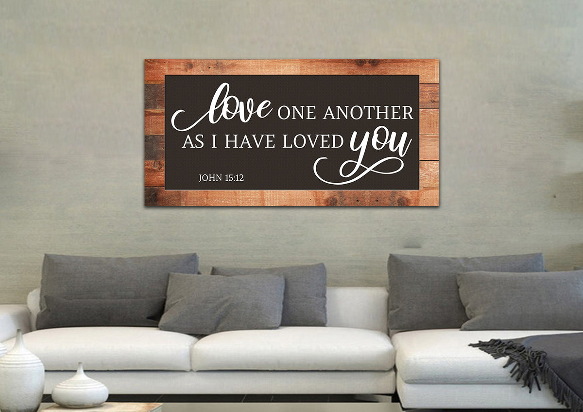 Love One Another - Christian Signs For Home – Christian Walls