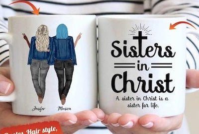 Sister in Christ Friendship Gift Christian Thank You Friend Gift