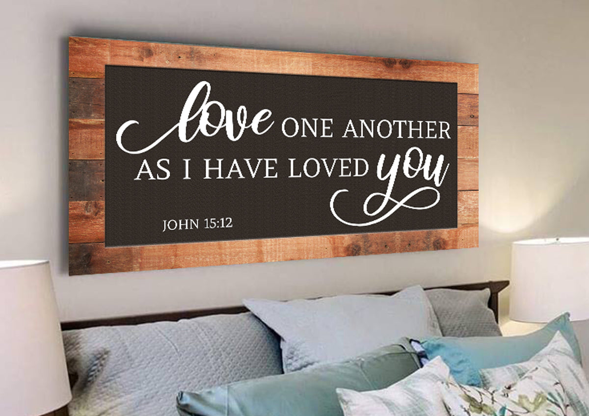 Love one another - Christian Signs for Home – Christian Walls