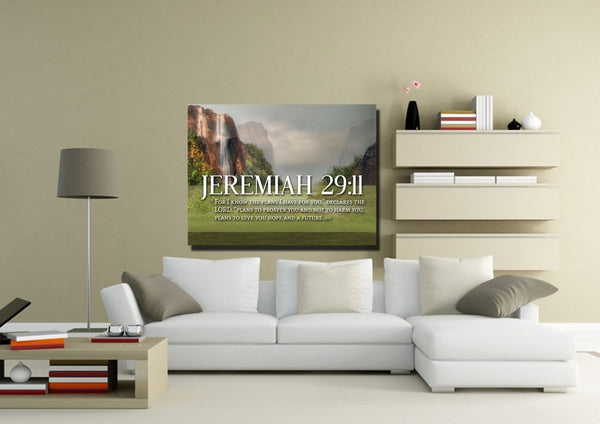 Buy Jeremiah 29 11 Wall Art amp Decor in KJV or NIV Canvas Prints 