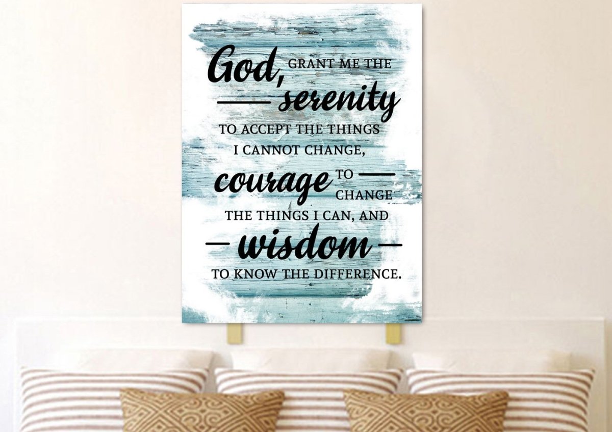 full serenity prayer poster